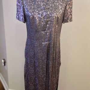 Mandarin style pant suit